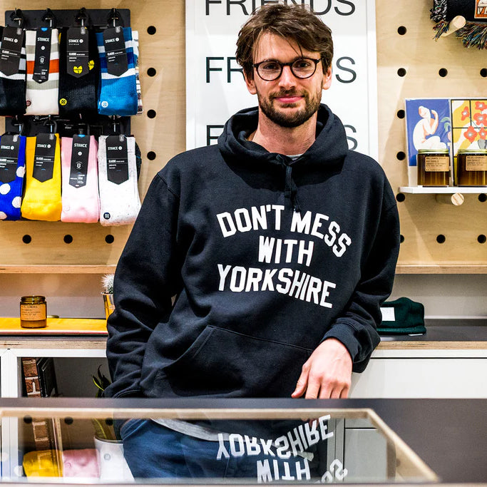 Don't Mess With Yorkshire - Classic Hooded Sweatshirt Black