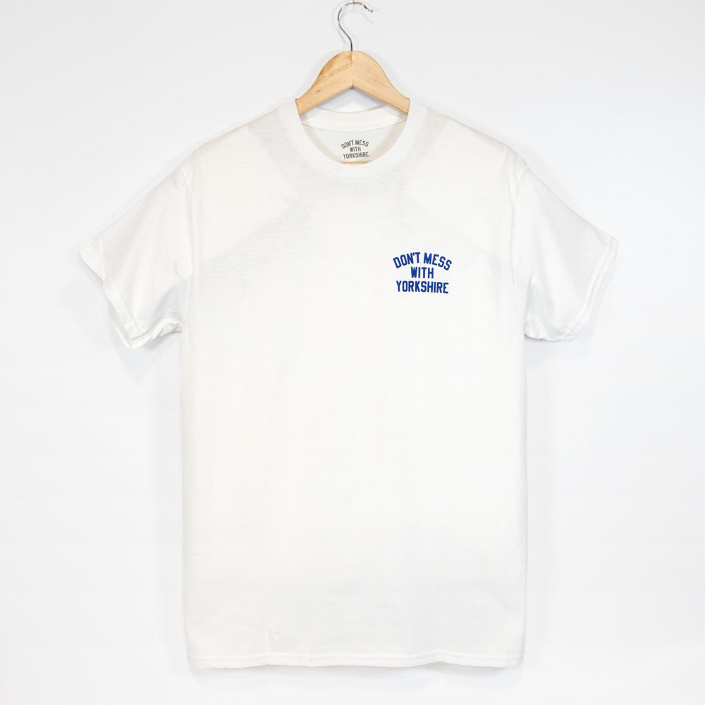 Don't Mess With Yorkshire - Rose S/S T-shirt White / Blue