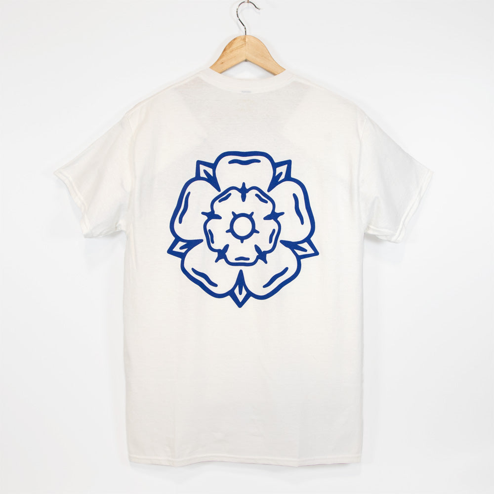 Don't Mess With Yorkshire - Rose S/S T-shirt White / Blue