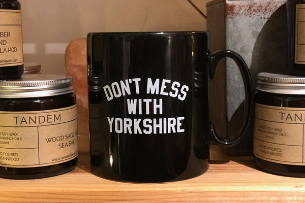 Don't Mess With Yorkshire - Classic Rose Black Mug